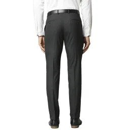 Park Avenue Grey Regular Fit Trousers image 2