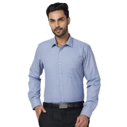 Park Avenue Grey Slim Fit Checks Shirt-picture-18