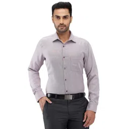 Park Avenue Maroon Slim Fit Self Pattern Shirt-picture-38