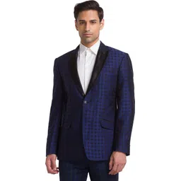 park avenue Men 2SB PEAK TUX 2pc- SUPER SLIM Solid Suit-picture-13