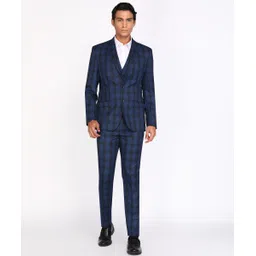 park avenue Men 3 PC Suit Checkered Suit-picture-21
