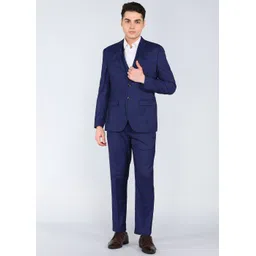 park avenue Men 3 PCS SB2 BTN NOTCH CLR SUIT - S.SLM FIT Checkered Suit-picture-13