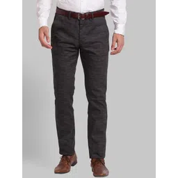 Park Avenue Men Black Slim Fit Formal Trouser-picture-41