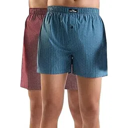 park avenue Men Comfort Fit Solid Pattern Pure Cotton Loungewear (Size: S)-PZUA00952 Pack of 2 Multi-Colour-picture-11