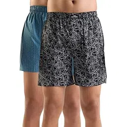 park avenue Men Comfort Fit Solid Pattern Pure Cotton Loungewear (Size: XL)-PZUA00951 Pack of 2 Multi-Colour-picture-37