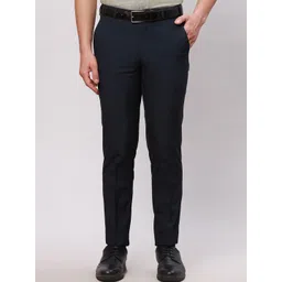 Park Avenue Men Mid-Rise Slim Fit Formal Trousers-picture-41