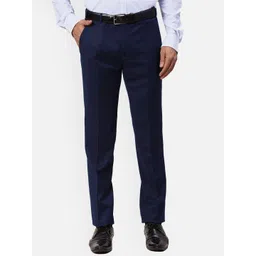Park Avenue Men Mid-Rise Slim Fit Formal Trousers-image-36