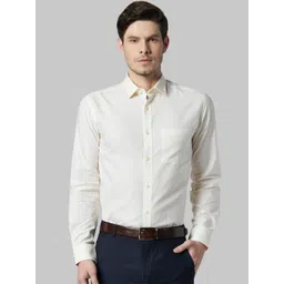 Park Avenue Men Regular Fit Solid Formal Shirt-picture-13