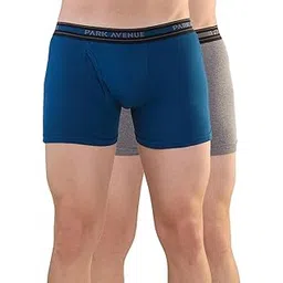 park avenue Men Regular Fit Solid Pattern Pure Cotton Trunk Multicolour-picture-39