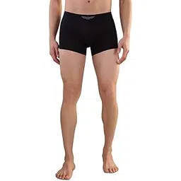 park avenue Men Regular Fit Solid Pattern Supima Cotton Elastane Blend Trunk Black-picture-32