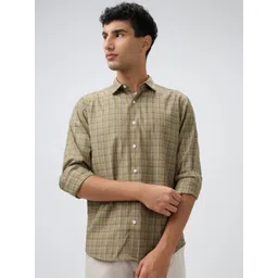 Park Avenue Men Slim Fit Checked Casual Shirt-picture-33