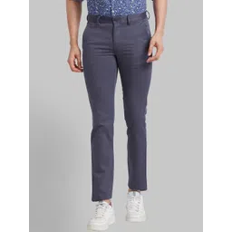 Park Avenue Men Slim Fit Cotton Mid-Rise Regular Trousers-image-33