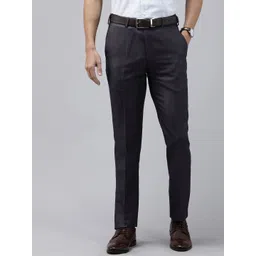 Park Avenue Men Slim Fit Formal Trousers-picture-24