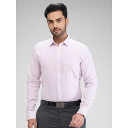 Park Avenue Men Slim Fit Grid Tattersall Checks Opaque Checked Casual Shirt-image-37