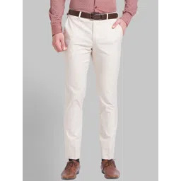 Park Avenue Men Slim Fit Mid-Rise Formal Trousers-picture-13
