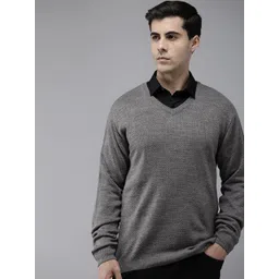 Park Avenue Men Solid Pullover-picture-29