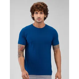 Park Avenue Men Solid Round Neck T-shirt-picture-33