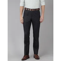Park Avenue Men Solid Smart Fit Formal Trousers-picture-41
