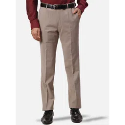 Park Avenue Men Solid Super Slim Fit Trousers-picture-34