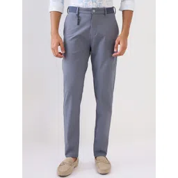 Park Avenue Men Solid Trousers-picture-18