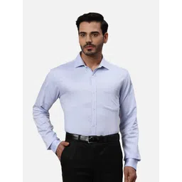 Park Avenue Men Spread Collar Solid Cotton Slim Fit Formal Shirt-picture-17