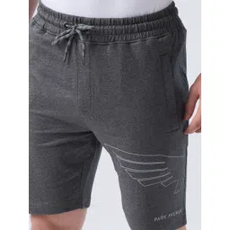 Park Avenue Men Typography Printed Shorts image 4