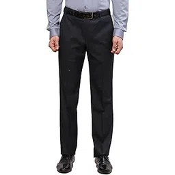 park avenue Men's Mid Rise Regular Pants-picture-15