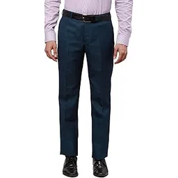 park avenue Men's Regular Fit Mid Rise Pants-picture-20