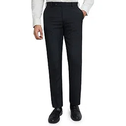 park avenue Men's Regular Fit Mid Rise Trouser-picture-22