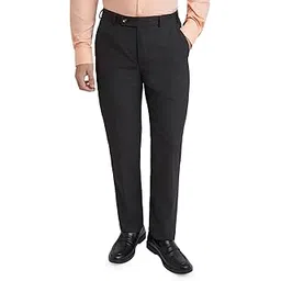 park avenue Men's Regular Fit Mid Rise Trouser-picture-29
