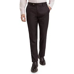 park avenue Men's Regular Fit Mid Rise Trouser-picture-35