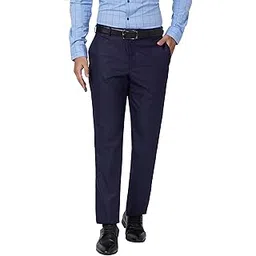 park avenue Men's Regular Fit Mid Rise Trouser-picture-42
