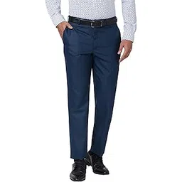 park avenue Men's Regular Fit Mid Rise Trouser-picture-31