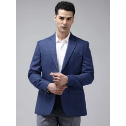 Park Avenue Notched Lapel Collar Formal Blazer-picture-10