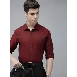 Park Avenue Pure Cotton Slim Fit Cutaway Collar Formal Shirt-picture-12