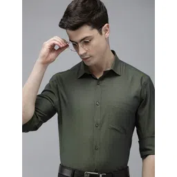 Park Avenue Pure Cotton Slim Fit Cutaway Collar Formal Shirt-picture-30