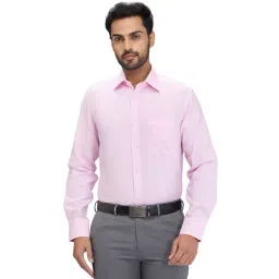 Park Avenue Red Luxus Fit Texture Shirt-picture-40