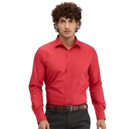 Park Avenue Red Slim Fit Shirt-picture-17