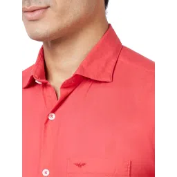 Park Avenue Red Slim Fit Shirt image 4