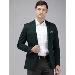 Park Avenue Self Design Single-Breasted Slim Fit Casual Blazer-picture-26