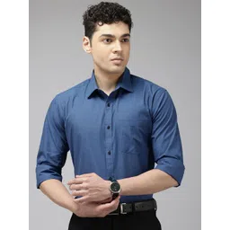 Park Avenue Slim Fit Cutaway Collar Pure Cotton Formal Shirt-picture-14