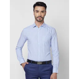 Park Avenue Slim Fit Micro Checks Opaque Cotton Formal Shirt-picture-36