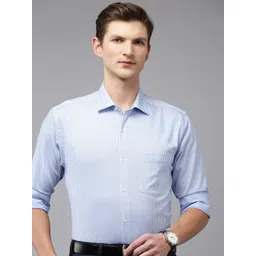 Park Avenue Slim Fit Micro Checks Opaque Pure Cotton Formal Shirt-picture-22
