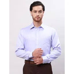 Park Avenue Spread Collar Long Sleeves Regular Fit Cotton Formal Shirt-picture-14