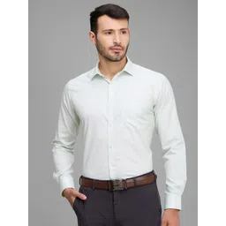 Park Avenue Spread Collar Long Sleeves Slim Fit Formal Shirt-picture-23