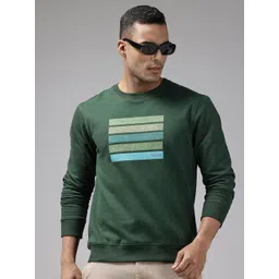 Park Avenue Stripe Detail Round Neck Sweatshirt-picture-12