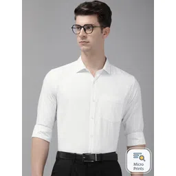 Park Avenue Textured Slim Fit Formal Shirt-picture-34