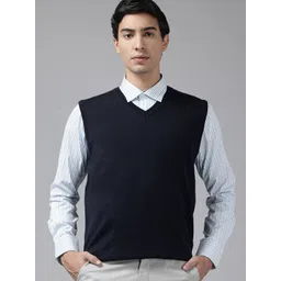 Park Avenue V-Neck Woollen Sweater-picture-40