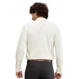 Park Avenue Yellow Slim Fit Shirt image 2