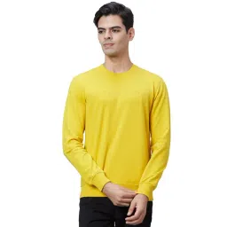 Park Avenue Yellow Slim Fit Sweatshirt-picture-28